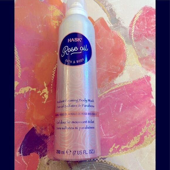 💥Hask Rose  Oil Foaming Bady Wash 7OZ - Picture 1 of 6